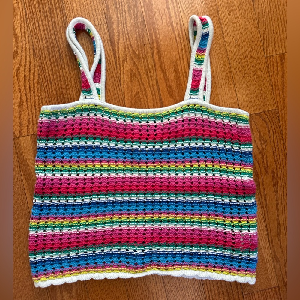 Gap crochet sleeveless Multicolor top -S